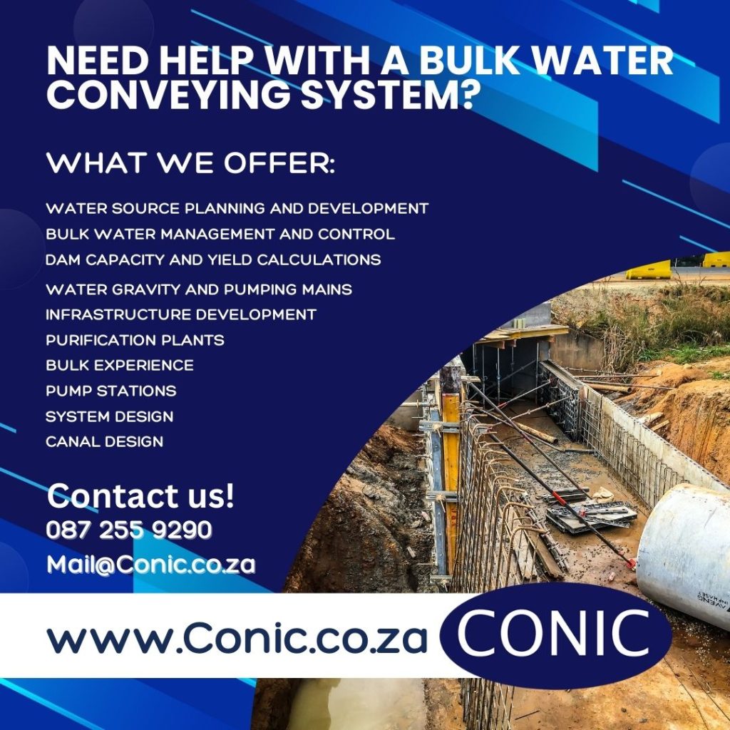 Conic _ Need help with a Bulk Water Conveying System